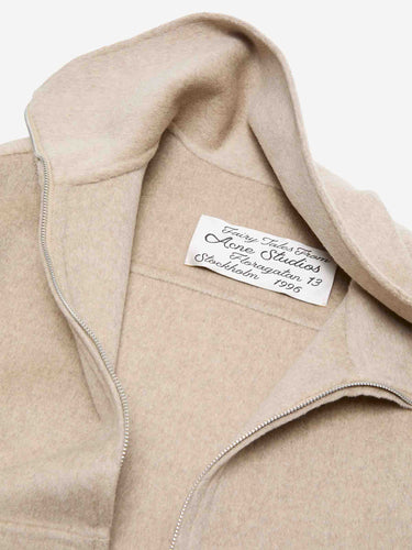 Acne Studios Mujer Barcelona Chaqueta Lana Cashmere color Beige sku 772-001660 01 - Foto 5