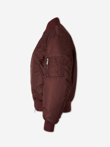 Off-White Mujer Barcelona Chaqueta Bomber Poliéser color Burdeos sku 772-001674 01 - Foto 2