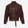 Magda Butrym Mujer Barcelona Chaqueta Piel Oversized color Burdeos sku 772-001676 01 - Foto 1