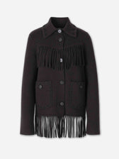 Guest in Residence Mujer Barcelona Chaqueta Western Fringe color Marrón Oscuro sku 772-001678 01 - Foto 1