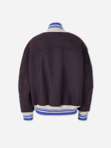 Dries Van Noten Mujer Barcelona Chaqueta Bomber Lana Viscosa color Púrpura sku 772-001681 01 - Foto 2