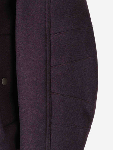 Dries Van Noten Mujer Barcelona Chaqueta Bomber Lana Viscosa color Púrpura sku 772-001681 01 - Foto 3
