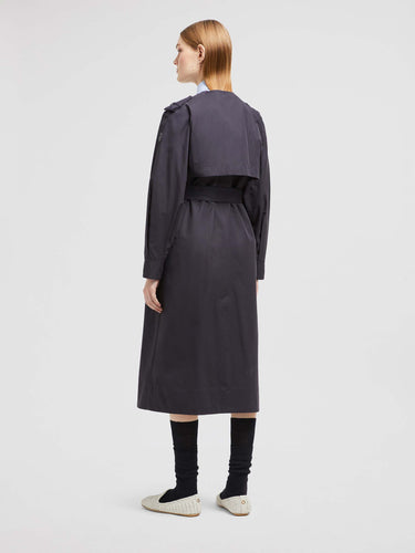 Moncler Mujer Barcelona Gabardina Gourdon Mix color Azul Noche sku 773-000250 01 - Foto 3