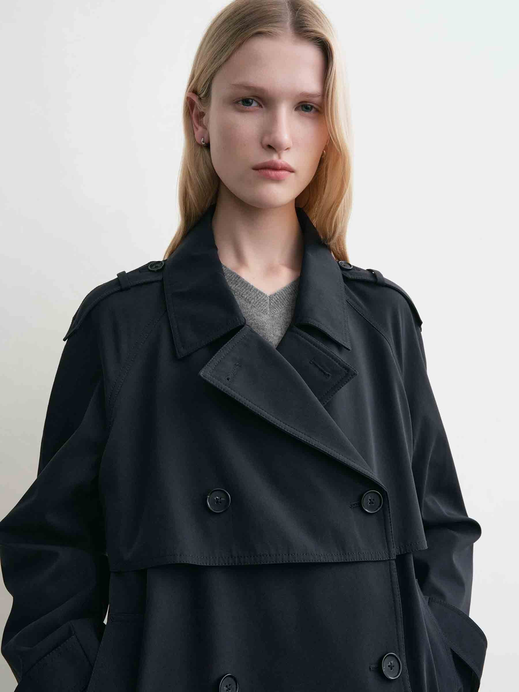 TOTEME – TOTEME Short Cotton Trench Coat in Barcelona or Shop