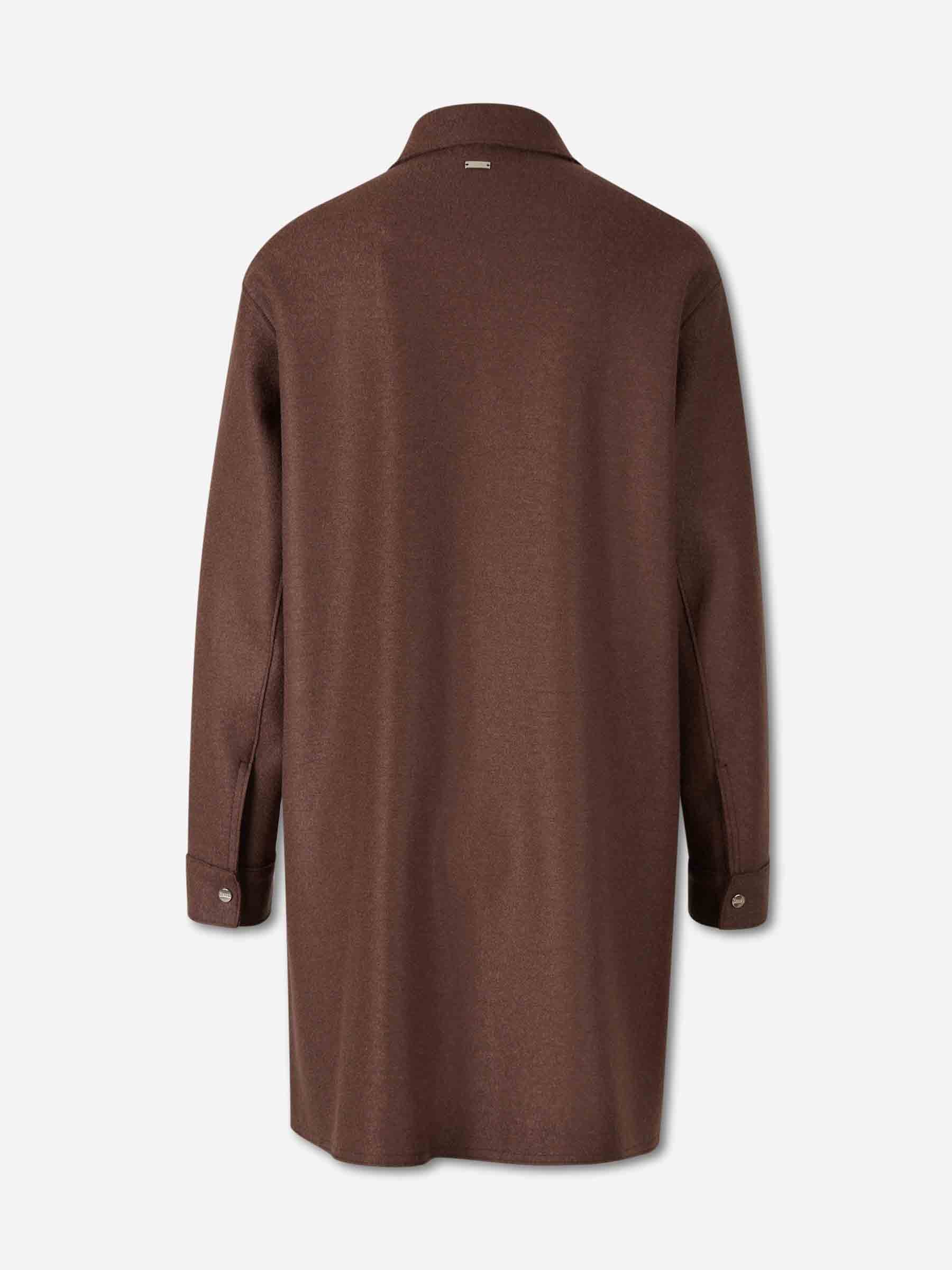 Herno Mujer Barcelona Gabardina Larga Lana color Marrón sku 773-000261 01 - Foto 2
