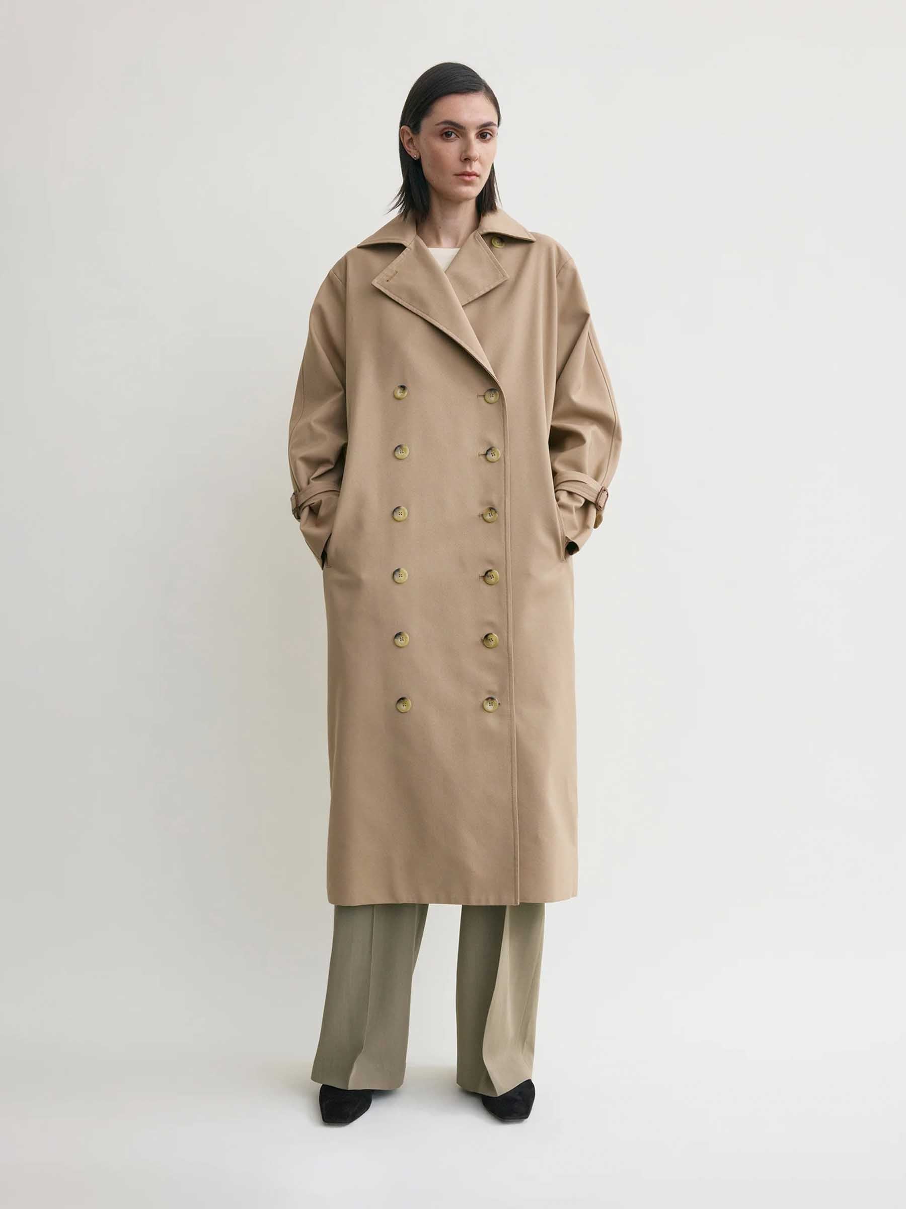 TOTEME Mujer Barcelona Gabardina Larga Signature color Camel sku 773-000264 01 - Foto 2