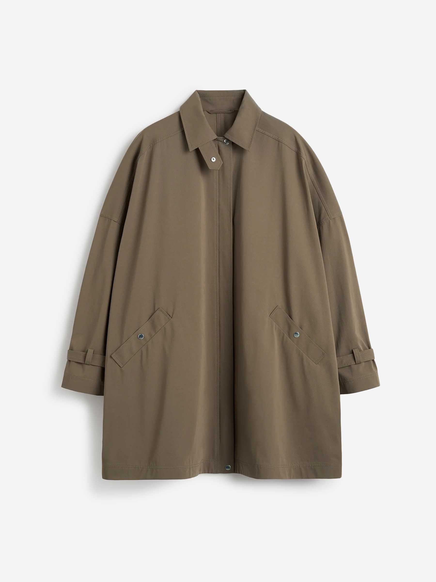 TOTEME Mujer Barcelona Chaqueta Gabardina Oversize color Verde Militar sku 773-000265 01 - Foto 1