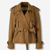 Dries Van Noten Mujer Barcelona Gabardina Corta Ristos color Verde Militar sku 773-000266 01 - Foto 1