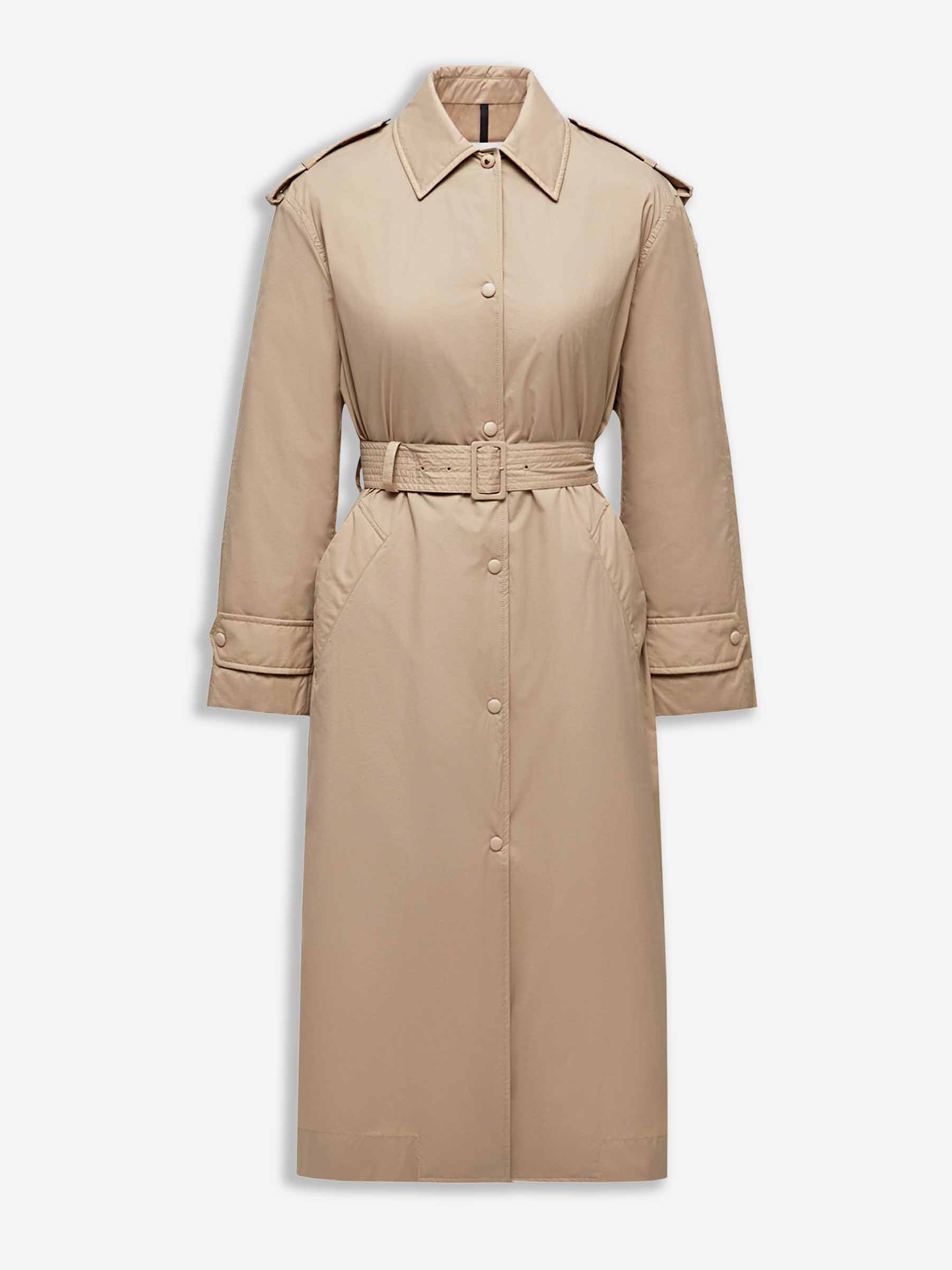 Moncler Mujer Barcelona Gabardina Plumífero Yevre color Beige sku 773-000267 01 - Foto 1