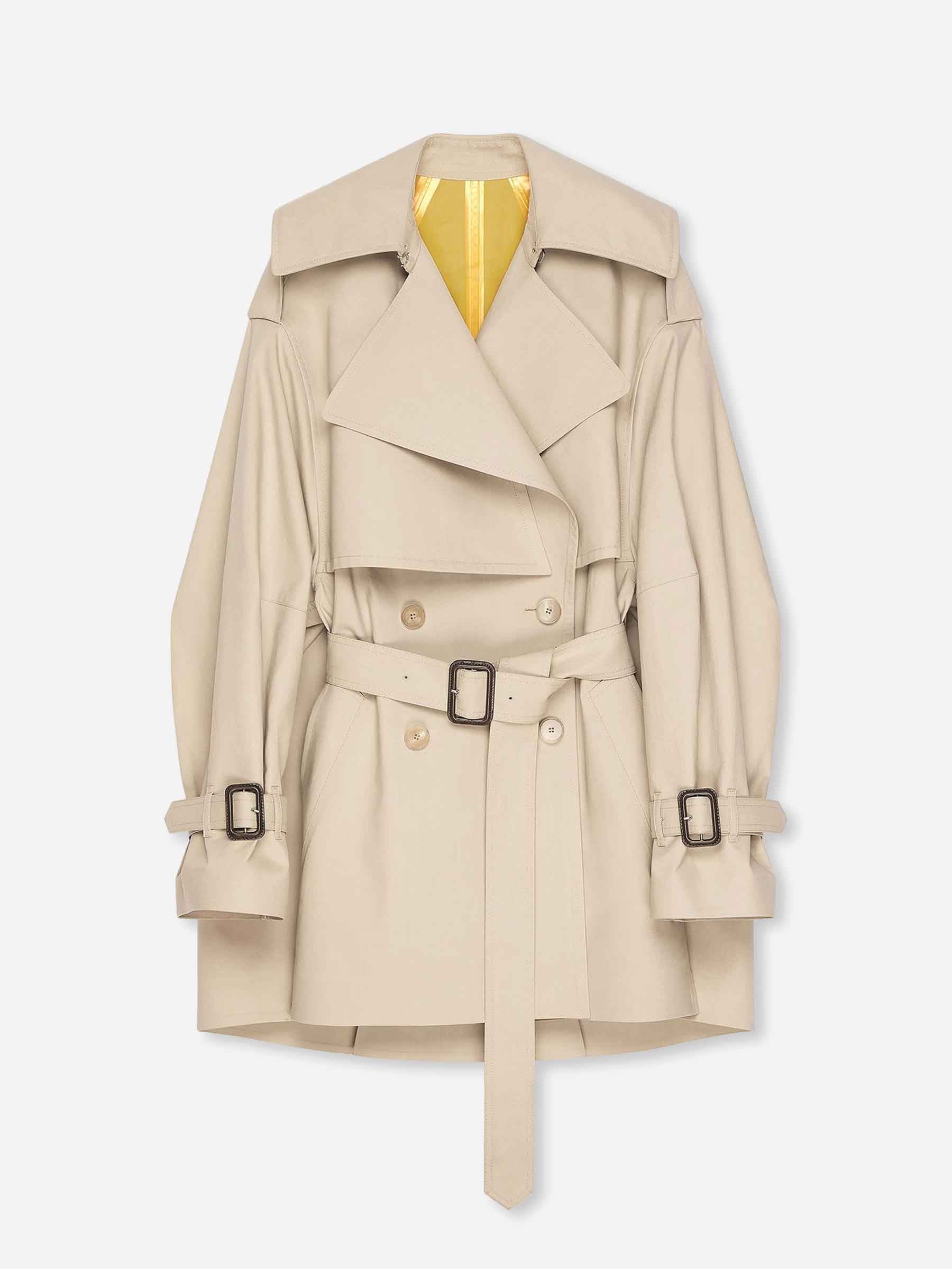 Givenchy Mujer Barcelona Gabardina Corta Cocoon color Beige sku 773-000269 01 - Foto 1
