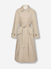 Magda Butrym Mujer Barcelona Gabardina Larga color Beige sku 773-000271 01 - Foto 1