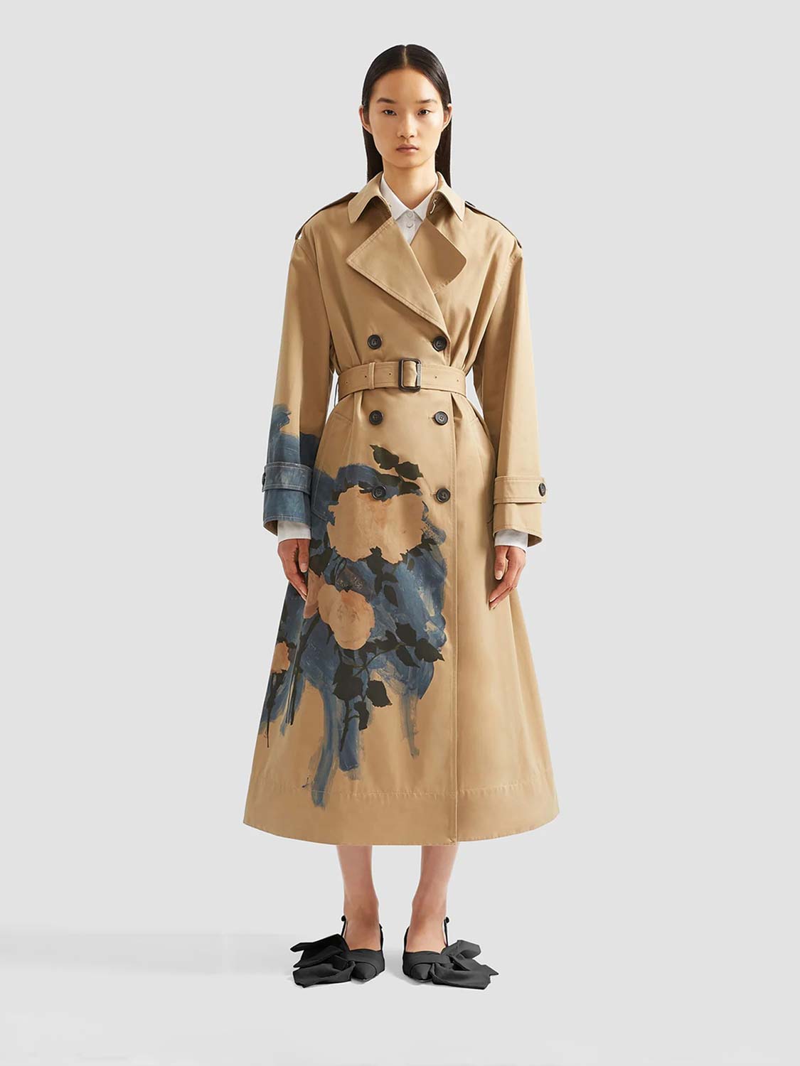 Erdem Mujer Barcelona Gabardina color Camel sku 773-000272 01 - Foto 2