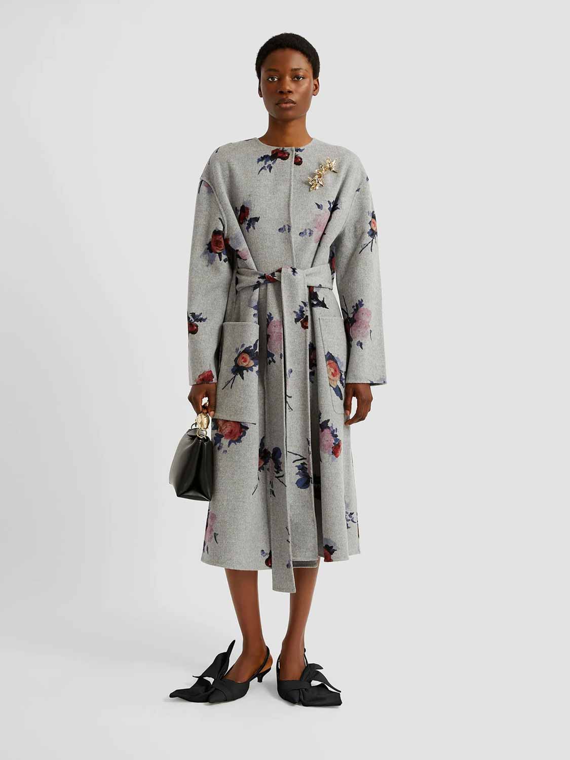 Erdem Mujer Barcelona Abrigo Largo color Gris sku 773-000273 01 - Foto 2