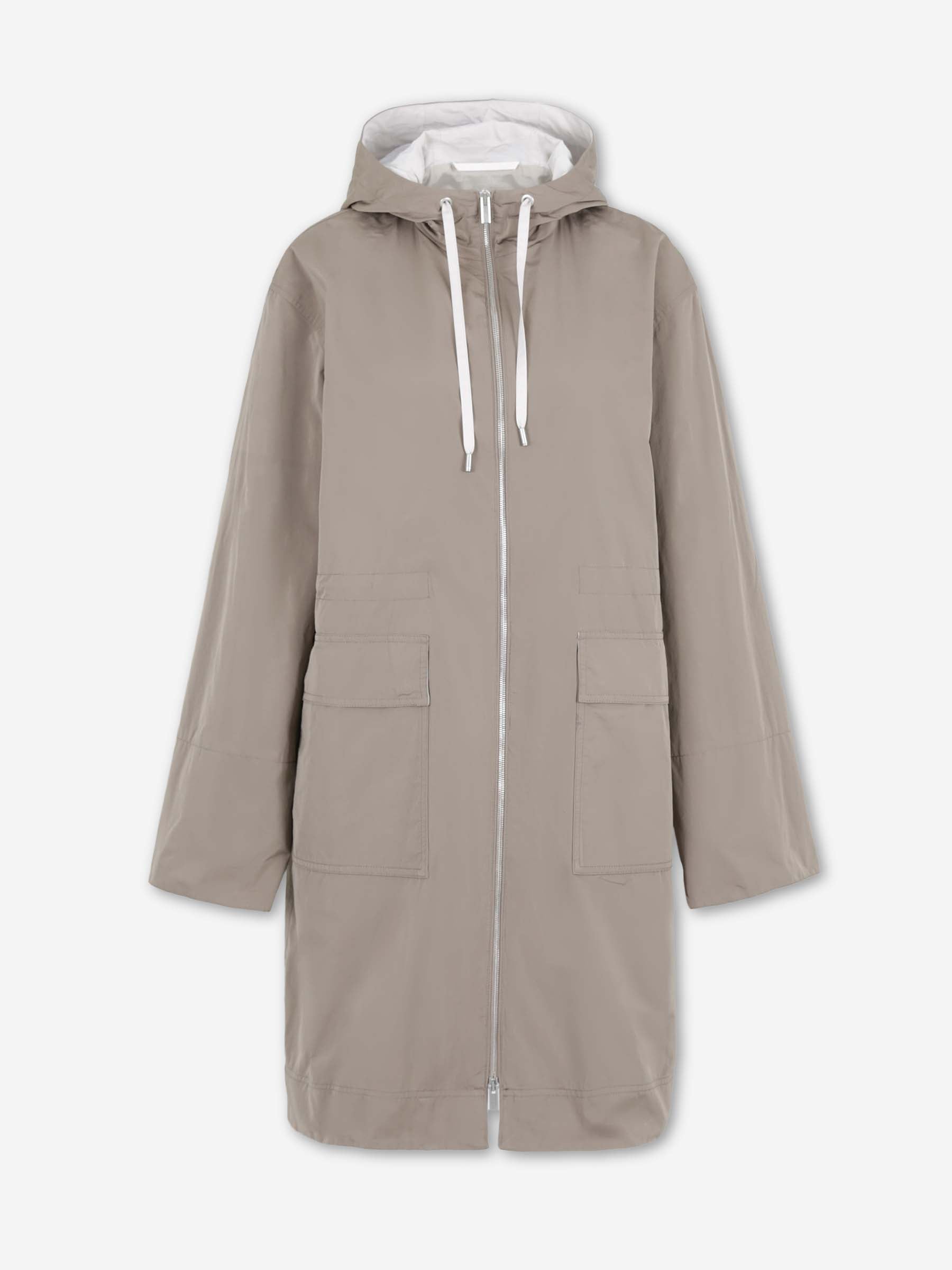 Peserico Mujer Barcelona Parka Técnica Tafetán color Taupe sku 773-000276 01 - Foto 1