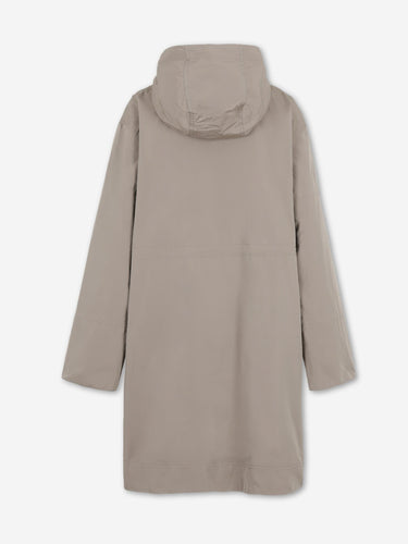 Peserico Mujer Barcelona Parka Técnica Tafetán color Taupe sku 773-000276 01 - Foto 2