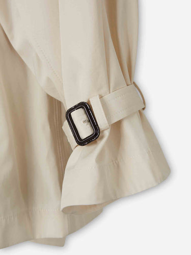 TOTEME Mujer Barcelona Gabardina Cruzada Algodón color Crema sku 773-000279 01 - Foto 4
