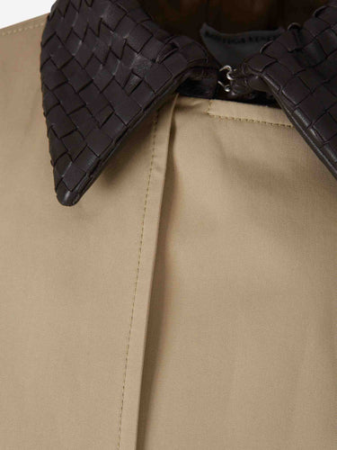 Bottega Veneta Mujer Barcelona Gabardina Larga Algodón color Camel sku 773-000283 01 - Foto 4