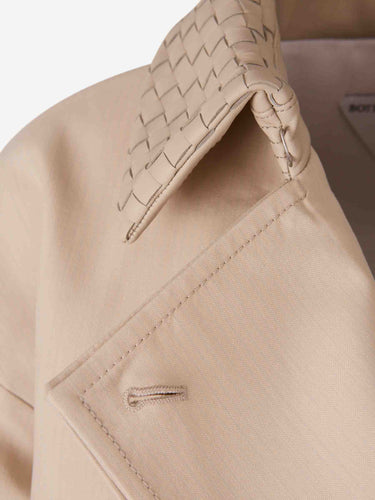 Bottega Veneta Mujer Barcelona Gabardina Larga Algodón color Beige sku 773-000284 01 - Foto 4