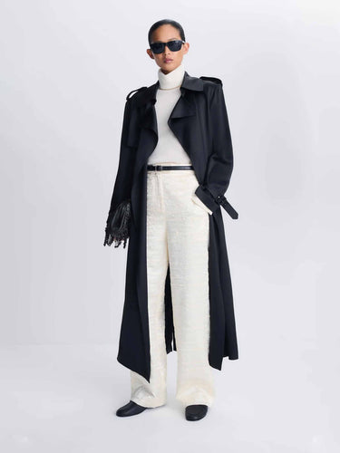 Simkhai Mujer Barcelona Gabardina Larga color Negro sku 773-000286 01 - Foto 2