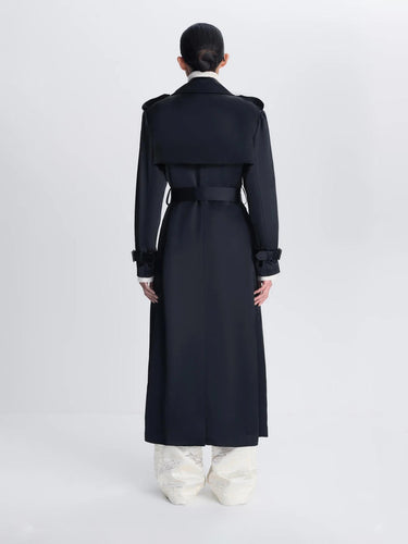 Simkhai Mujer Barcelona Gabardina Larga color Negro sku 773-000286 01 - Foto 3