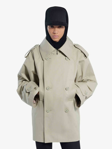 Balenciaga Mujer Barcelona Gabardina Cruzada Algodón color Camel sku 773-000287 01 - Foto 4
