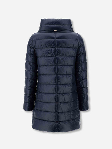 Herno Mujer Barcelona Plumífero Corto Amelia color Azul Noche sku 774-000568 04 - Foto 3