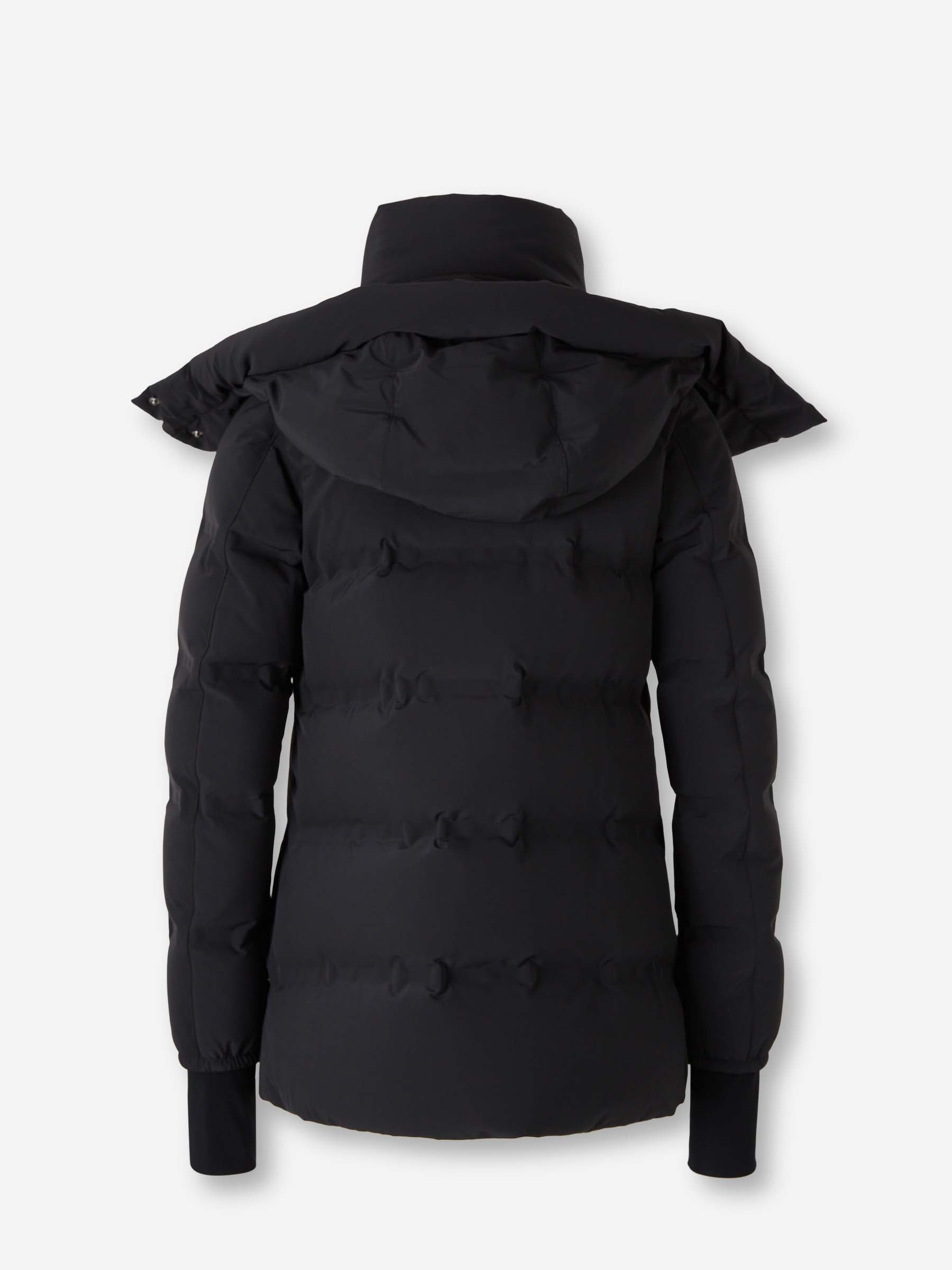 Herno Mujer Barcelona Plumífero Corto Capucha color Negro sku 774-000575 01 - Foto 2
