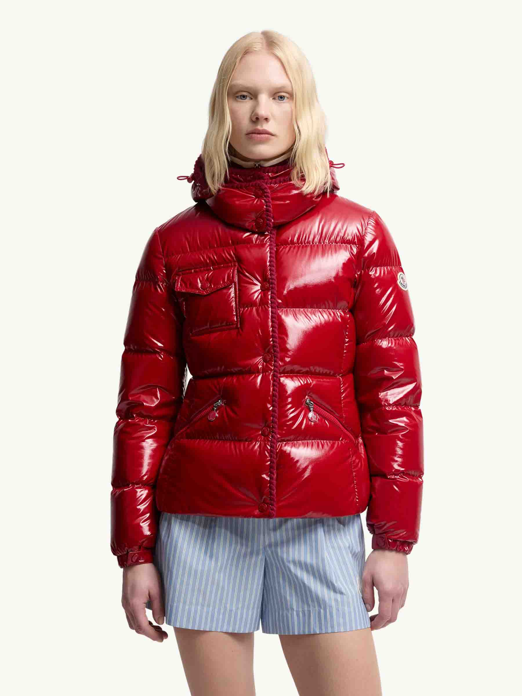 Moncler Mujer Barcelona Plumífero Corto Glareins color Rojo sku 774-000584 02 - Foto 2