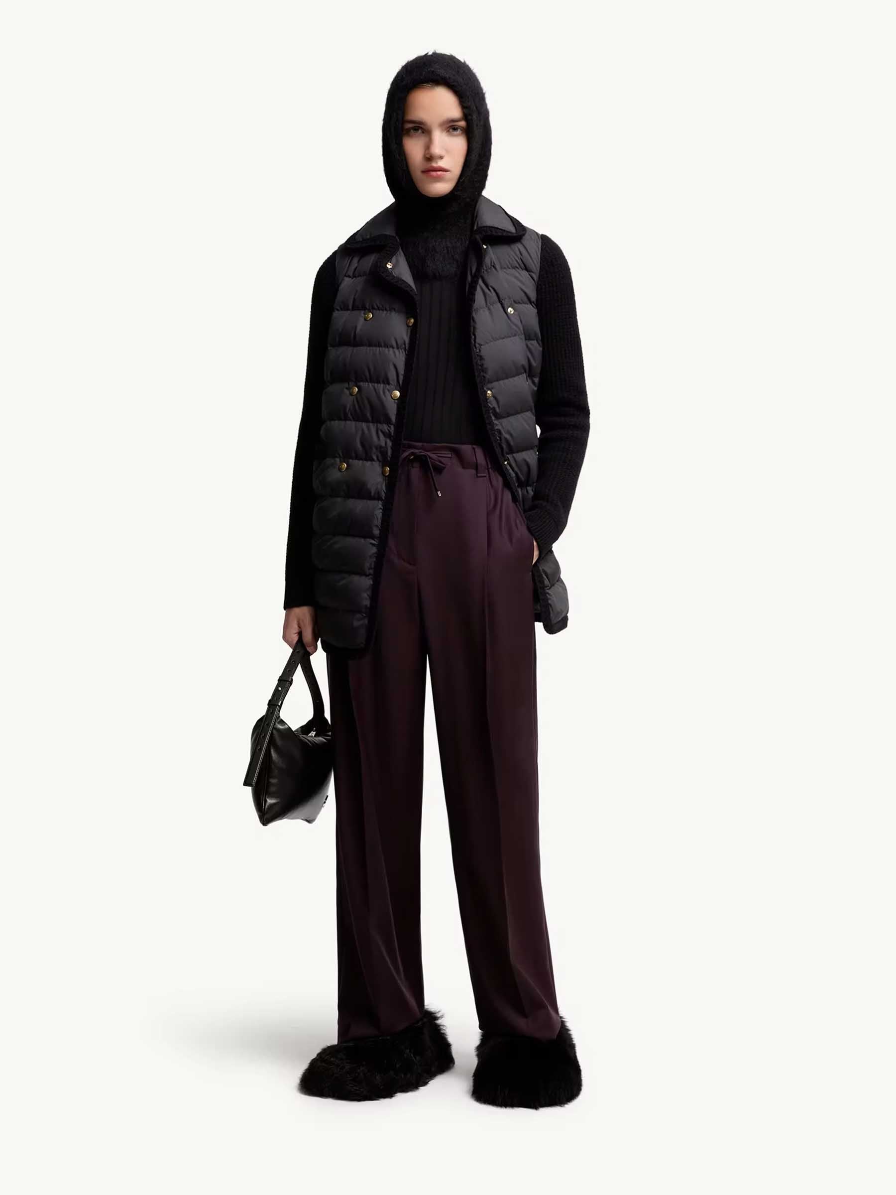 Moncler Mujer Barcelona Cárdigan Acolchado Punto color Negro sku 774-000599 01 - Foto 2