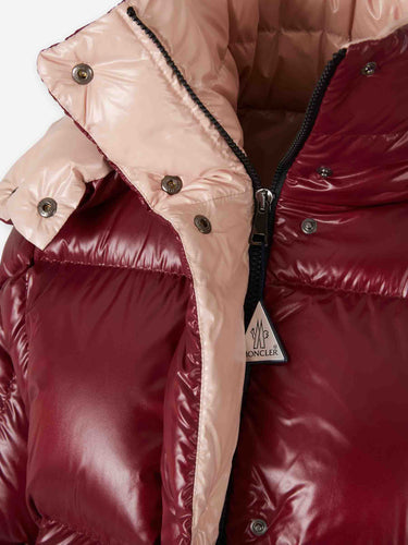 Moncler Mujer Barcelona Plumífero Corto Parana color Burdeos sku 774-000600 01 - Foto 3