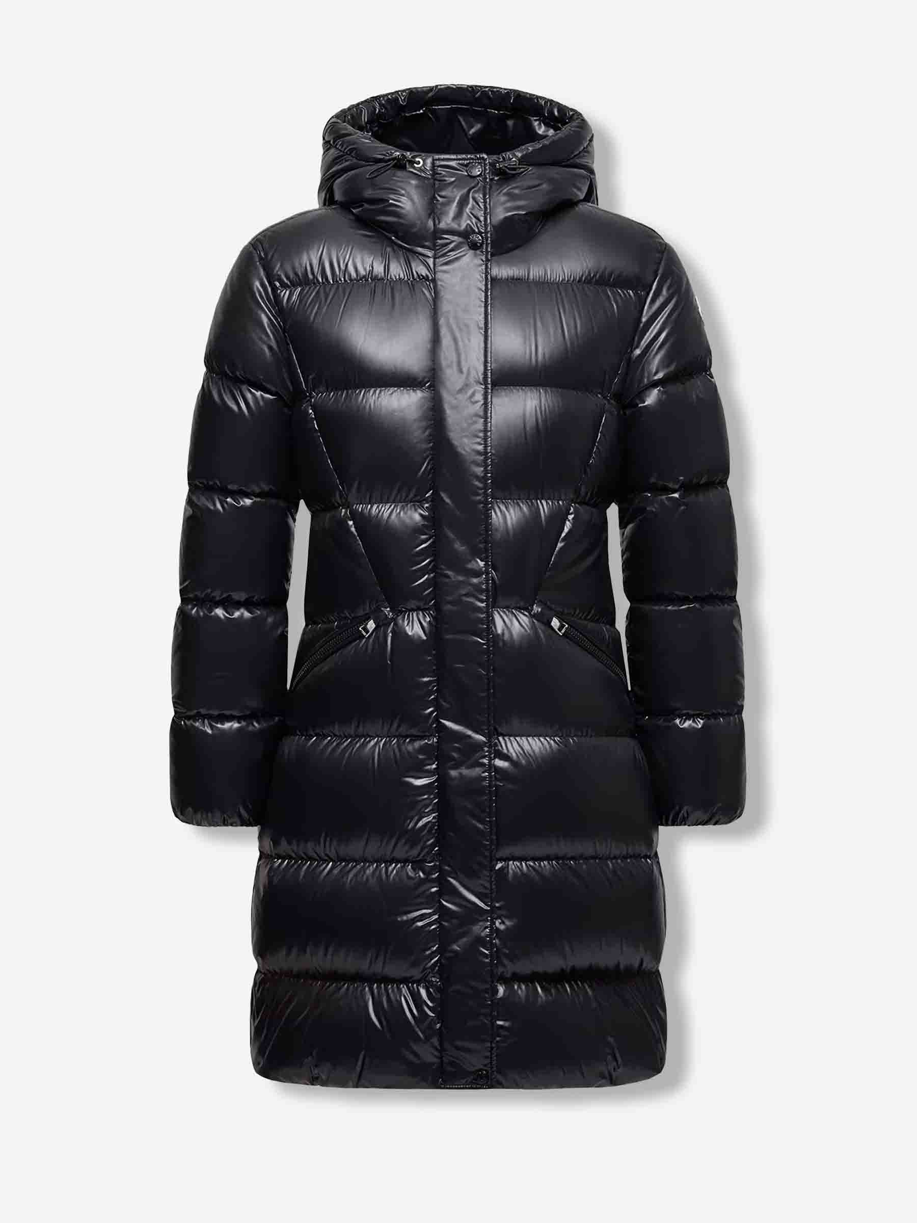 Moncler Mujer Barcelona Plumífero largo con capucha Bellevue color Negro sku 774-000601 01 - Foto 1