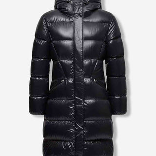 Moncler Mujer Barcelona Plumífero largo con capucha Bellevue color Negro sku 774-000601 01 - Foto 1
