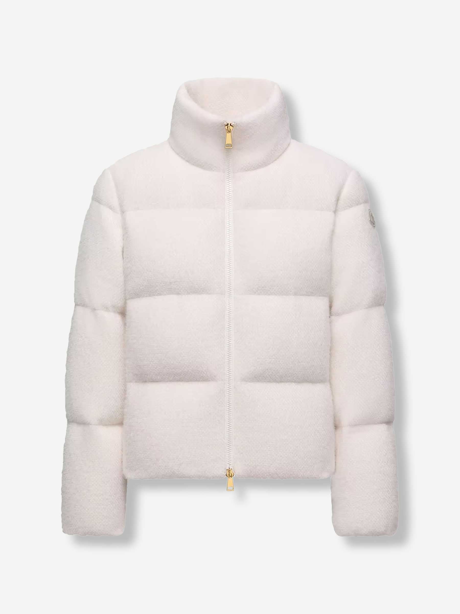 Moncler Mujer Barcelona Plumífero Corto Mornas color Marfil sku 774-000603 01 - Foto 1