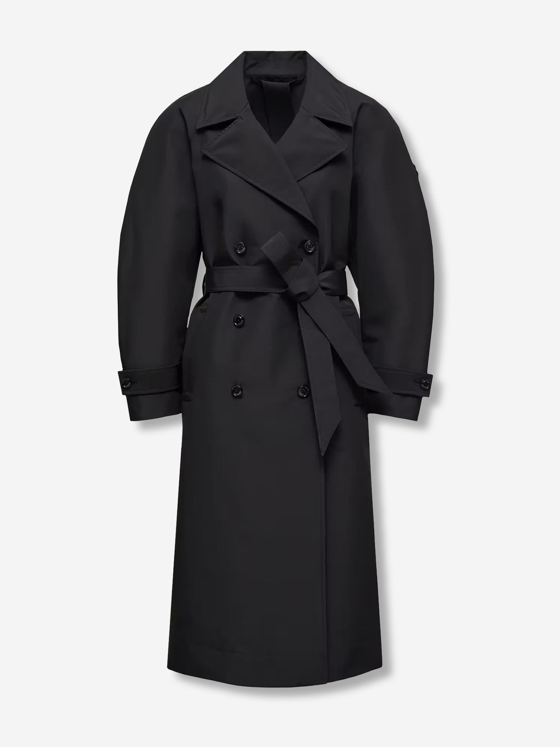 Moncler Genius Edward Enninful Mujer Barcelona Gabardina Larga Zake color Negro sku 774-000622 01 - Foto 1