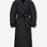 Moncler Genius Edward Enninful Mujer Barcelona Gabardina Larga Zake color Negro sku 774-000622 01 - Foto 1
