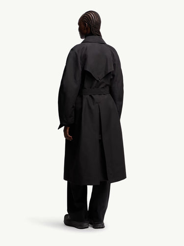 Moncler Genius Edward Enninful Mujer Barcelona Gabardina Larga Zake color Negro sku 774-000622 01 - Foto 5
