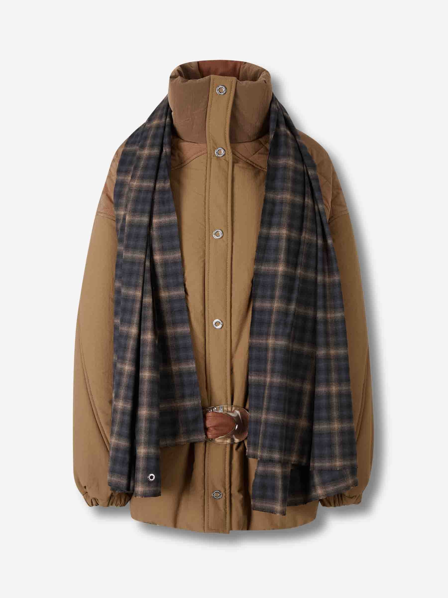 Marbell Mujer Barcelona Plumífero Largo Cinturón color Camel sku 774-000625 01 - Foto 1