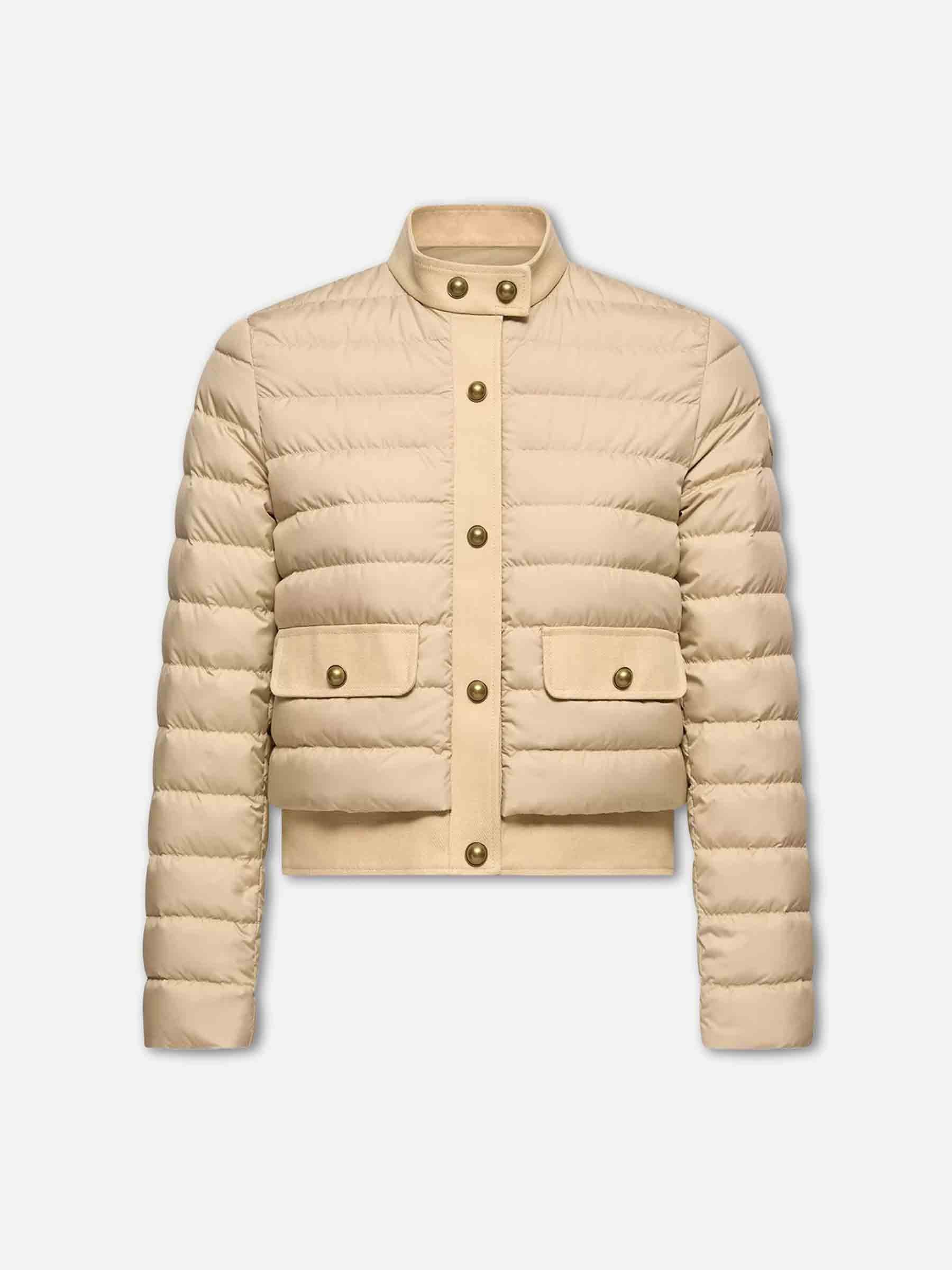 Moncler  Barcelona Plumífero corto Juju color Crema sku 774-000632 01 - Foto 1