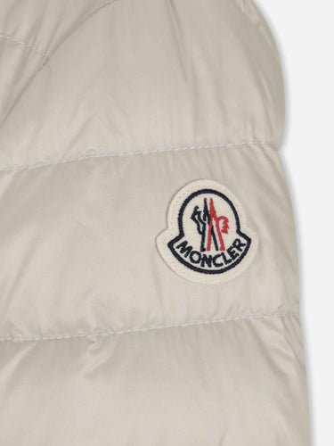 Moncler Mujer Barcelona Plumífero Corto Lans color Marfil sku 774-000634 01 - Foto 3