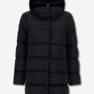 Herno Mujer Barcelona Plumífero Corto Pechera color Negro sku 774-000638 01 - Foto 1