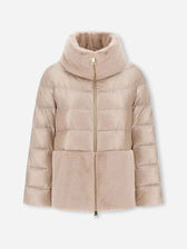 Herno Mujer Barcelona Plumífero Corto Faux Fur color Taupe sku 774-000640 01 - Foto 1