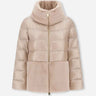 Herno Mujer Barcelona Plumífero Corto Faux Fur color Taupe sku 774-000640 01 - Foto 1