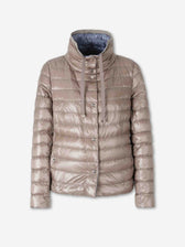 Herno Mujer Barcelona Plumífero Corto Reversible color Taupe sku 774-000643 01 - Foto 1