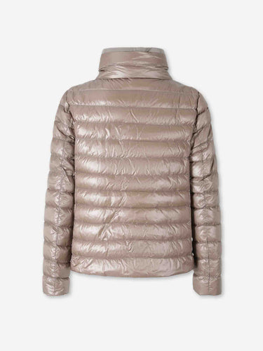 Herno Mujer Barcelona Plumífero Corto Reversible color Taupe sku 774-000643 01 - Foto 2