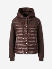 Herno Mujer Barcelona Plumífero Mangas Punto color Marrón Oscuro sku 774-000646 01 - Foto 1
