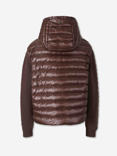 Herno Mujer Barcelona Plumífero Mangas Punto color Marrón Oscuro sku 774-000646 01 - Foto 2