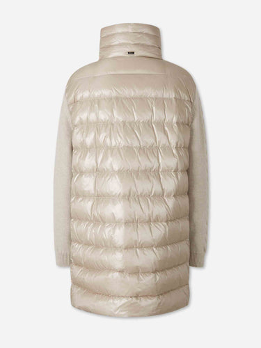 Herno Mujer Barcelona Plumífero Mangas Punto color Beige sku 774-000647 01 - Foto 2