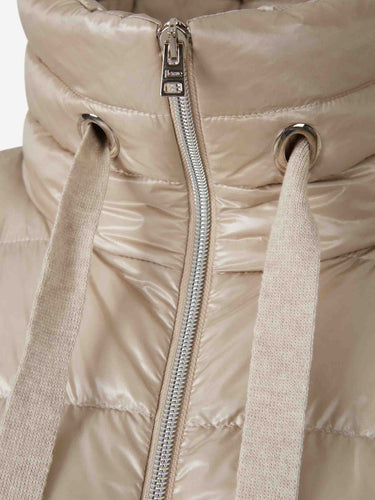 Herno Mujer Barcelona Plumífero Mangas Punto color Beige sku 774-000647 01 - Foto 3