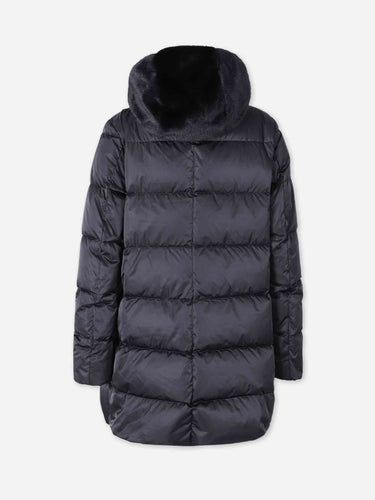 Herno Mujer Barcelona Plumífero Capucha Pelo color Negro sku 774-000651 02 - Foto 2