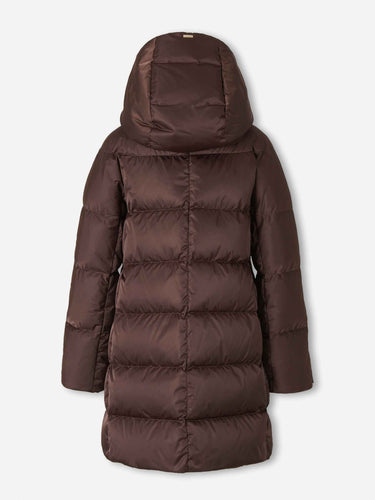 Herno Mujer Barcelona Plumífero Largo Poliéster color Marrón sku 774-000652 01 - Foto 3